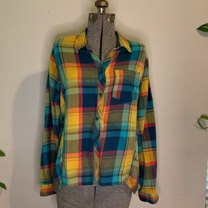 Mossimo plaid flannel shirt.
